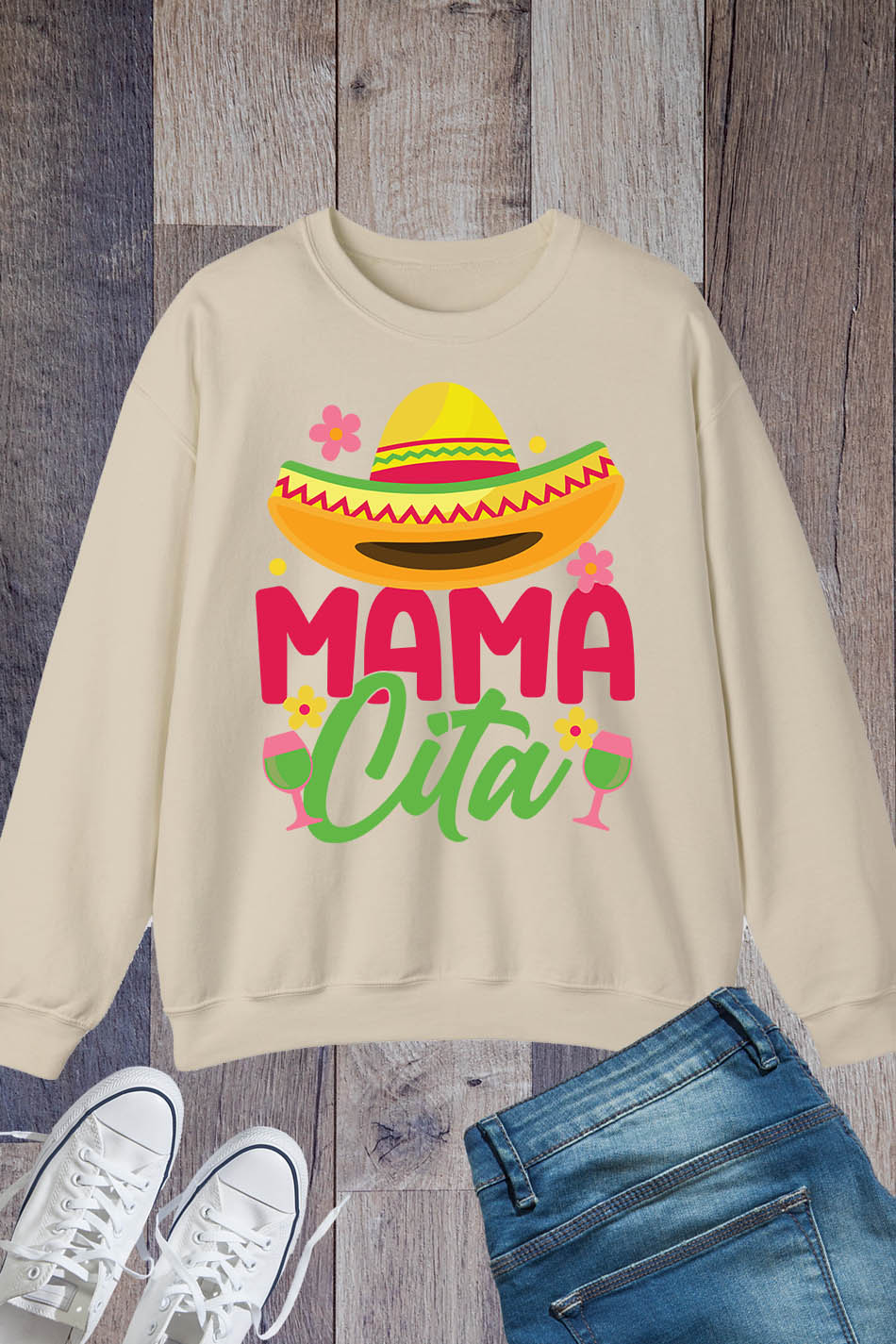 Mama Cita Cinco De Mayo Sweatshirt