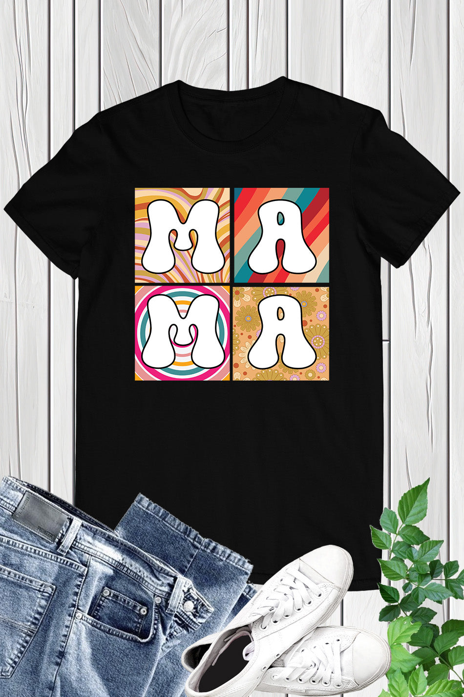 Mama Retro T Shirts