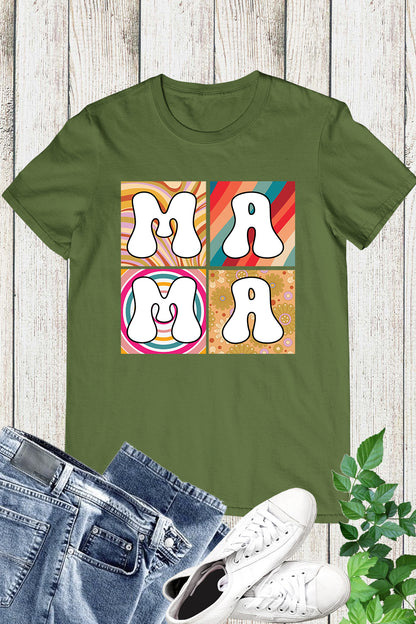 Retro Mama  T Shirts