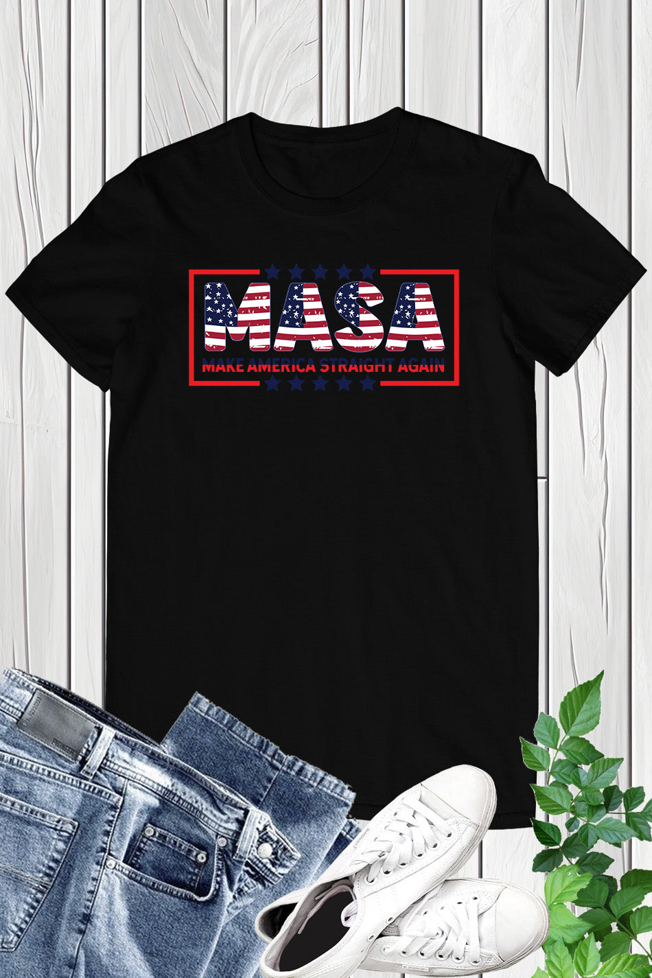 Masa Make America Straight Again Election 2024 Shirt