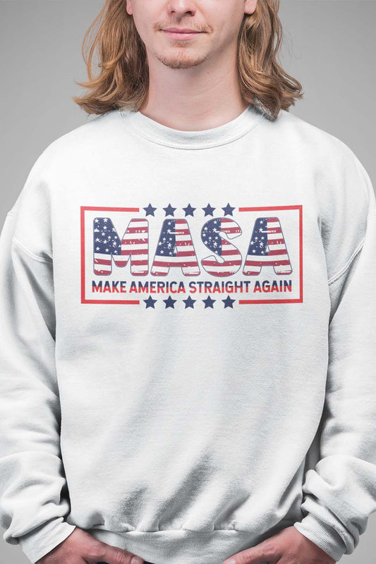 Masa Make America Straight Again Election 2024 Sweatshirt