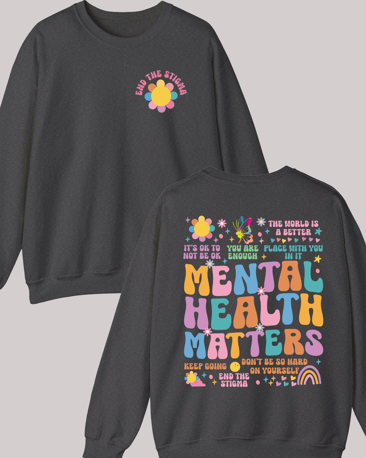 Mental Health Matter Trendy Sweatshirts