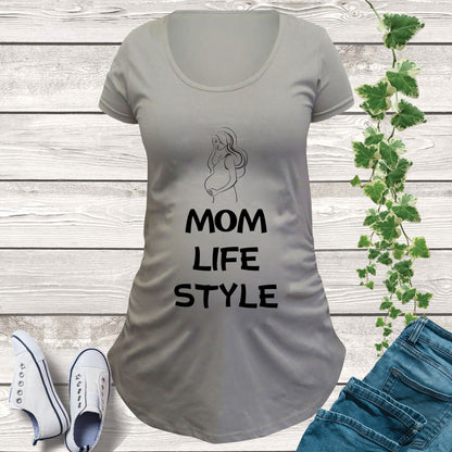 Mom Life Pregnancy Maternity T Shirts
