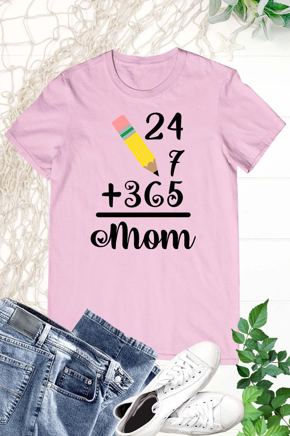 24 Hour 365 Days Mom Duty T Shirt
