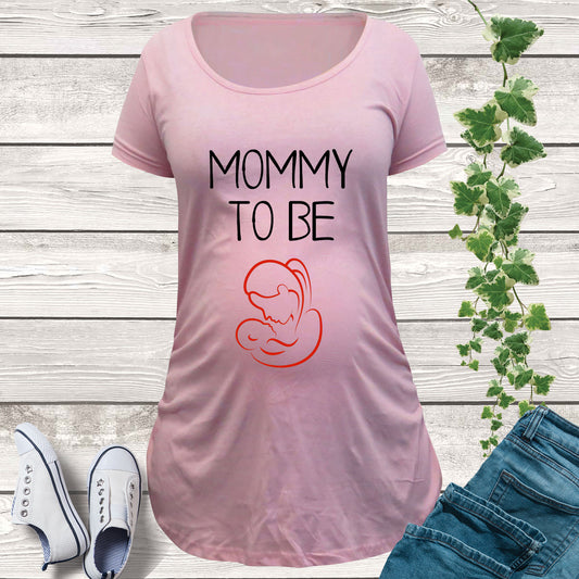 Mommy To Be Baby Announcement Pregnancy T Shirt