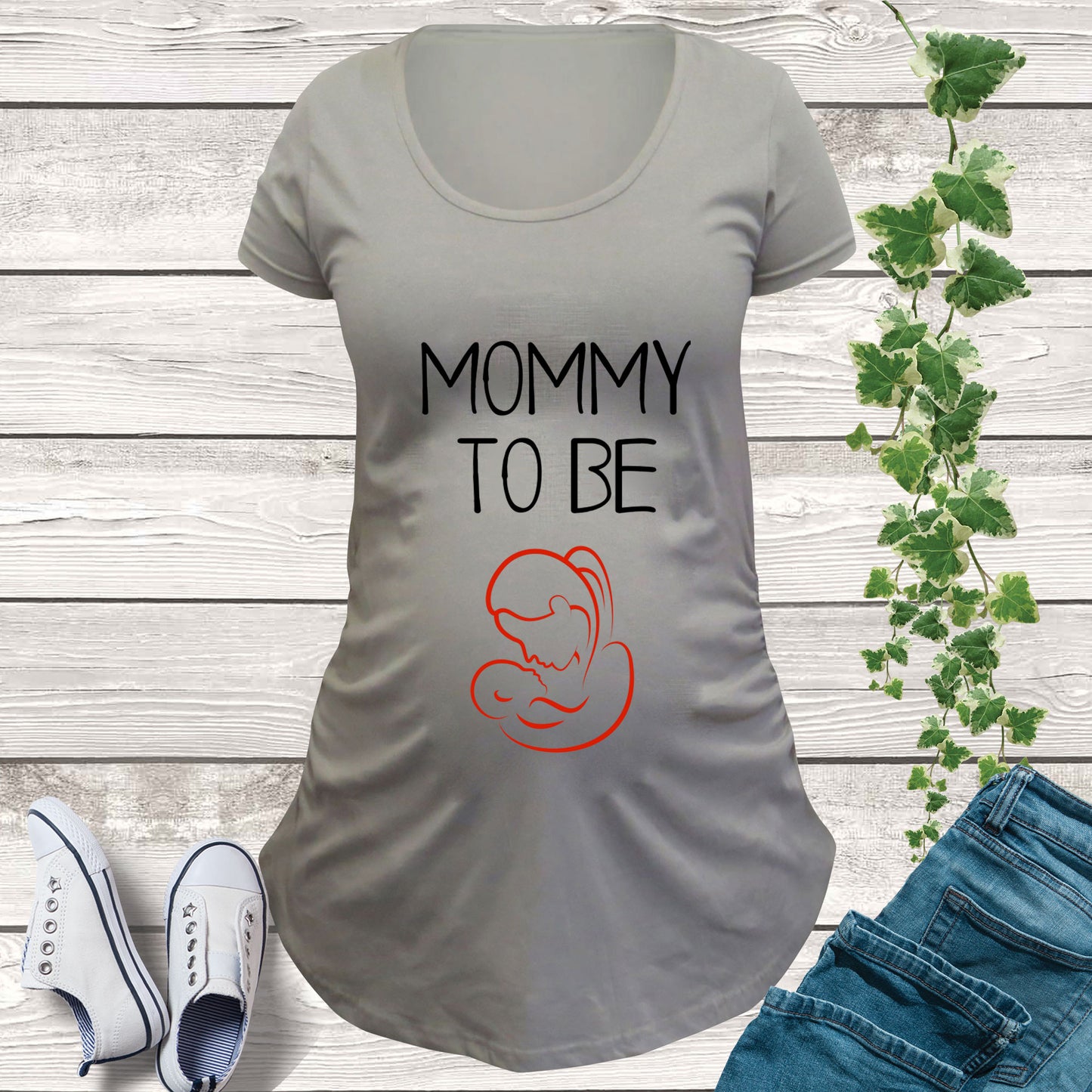 Mommy To Be Baby Announcement Pregnancy T Shirt