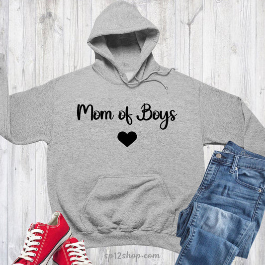Mom Of Boys Hoodie