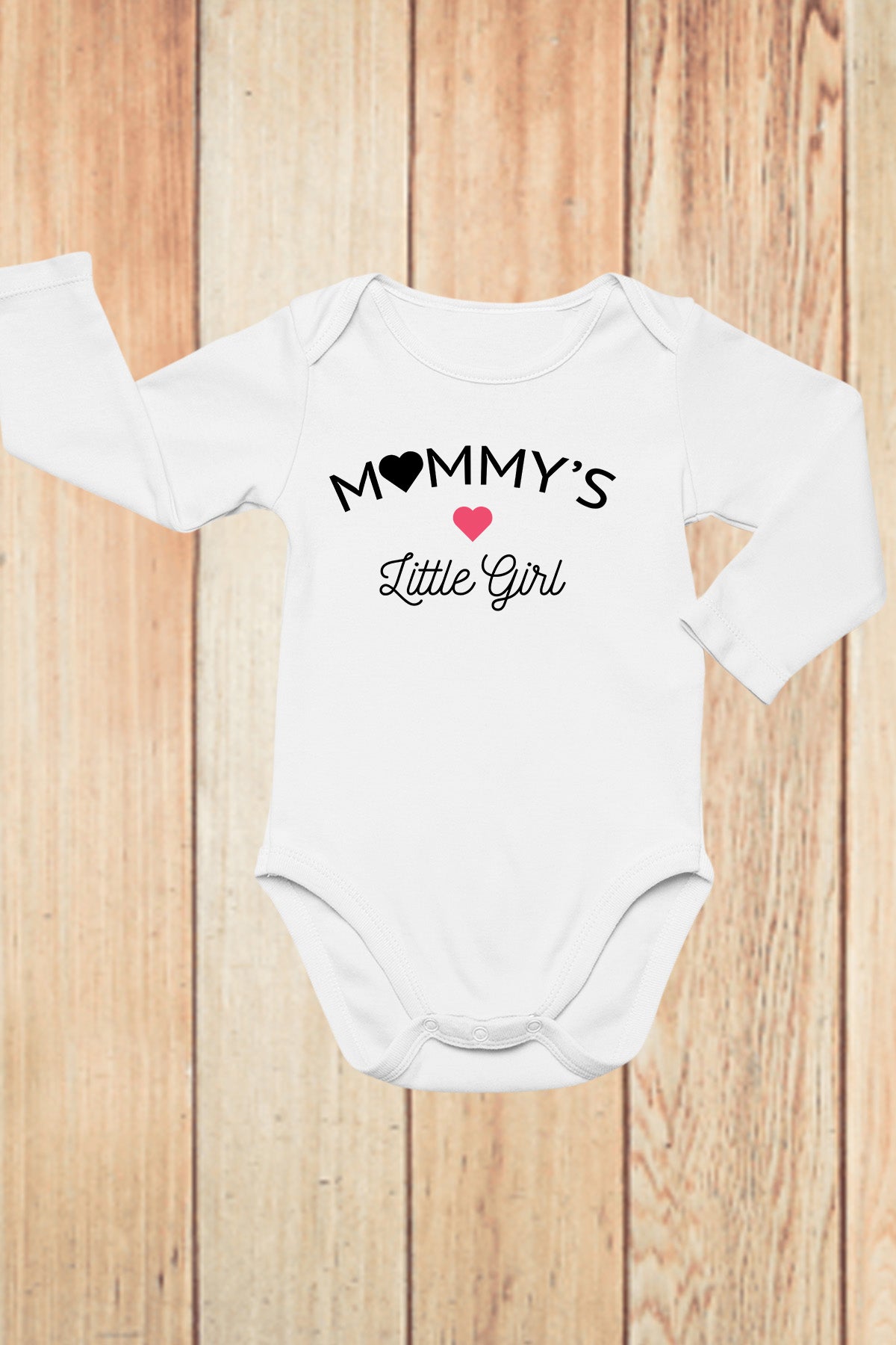 Mommy's Little Girl Baby Bodysuit