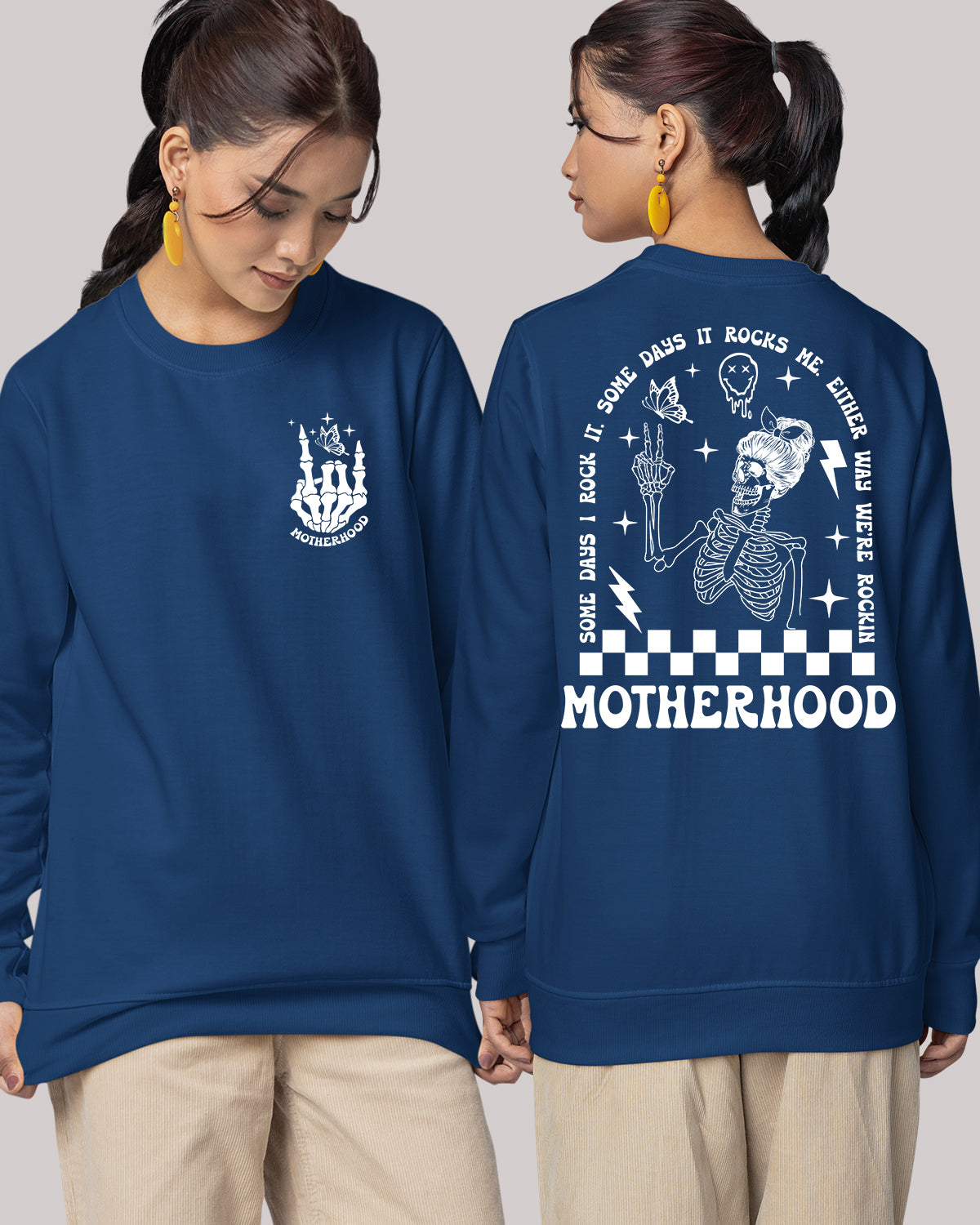 Motherhood Vintage Trendy Sweatshirts