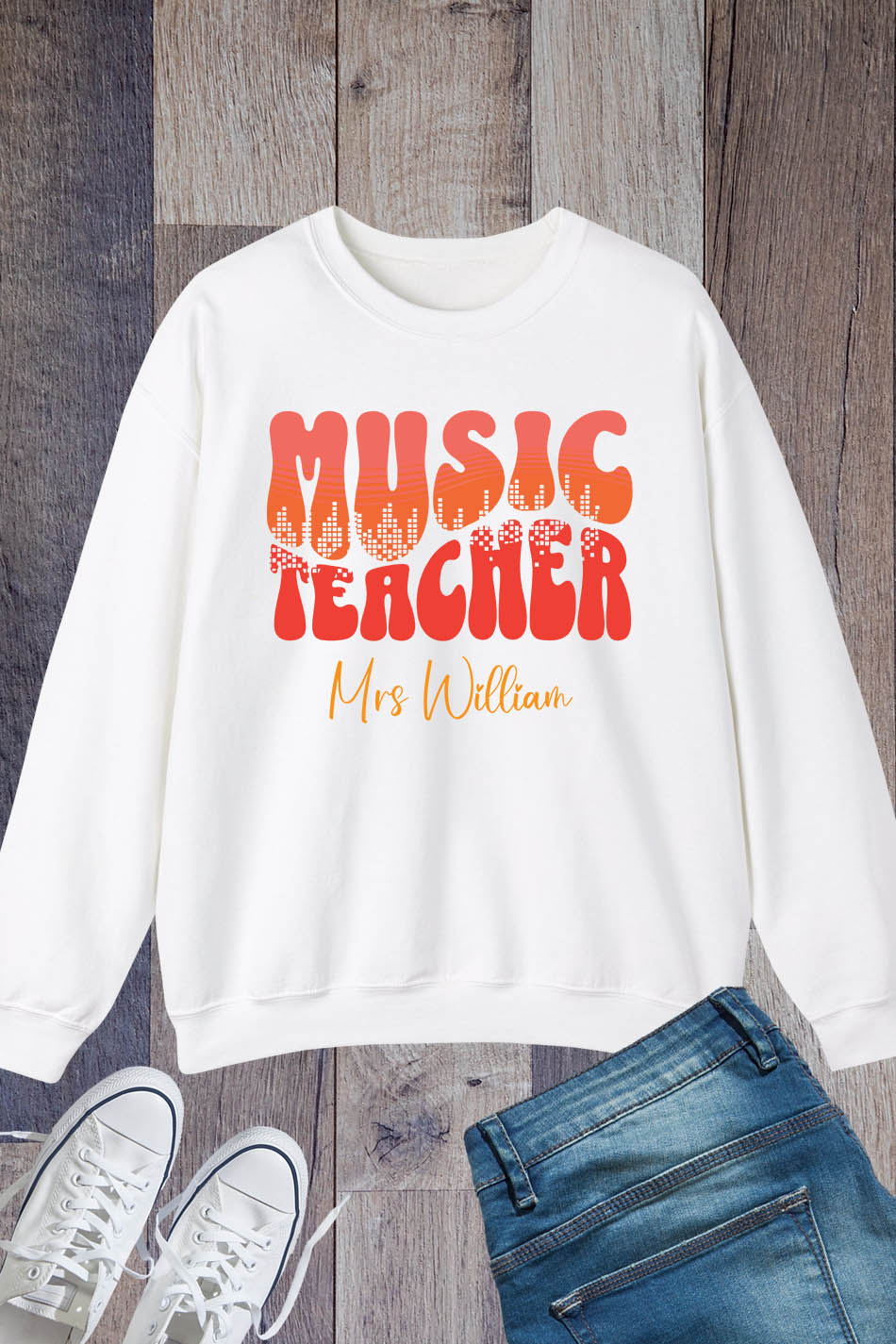 Custom Music Teacher Sweatshirt