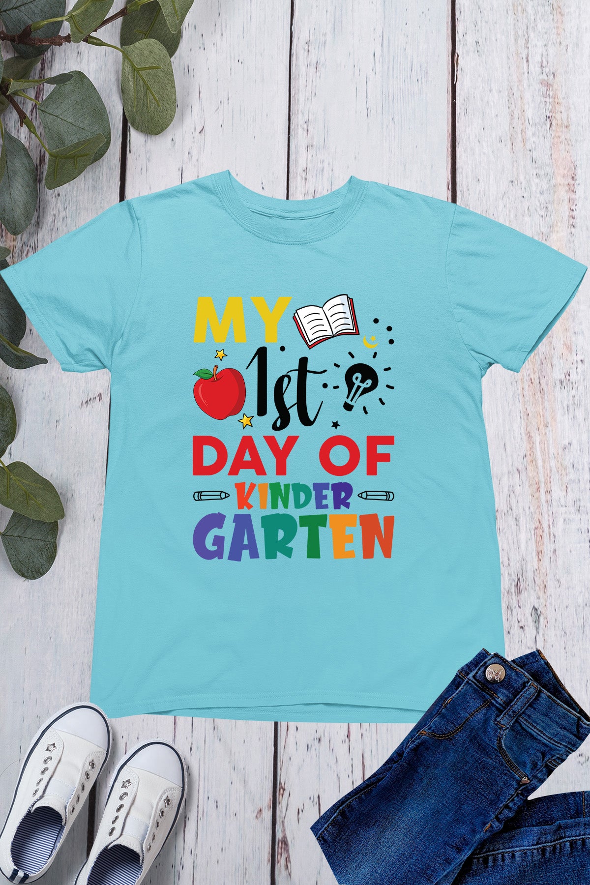 My 1st Day of Kindergarten Kids T Shirt