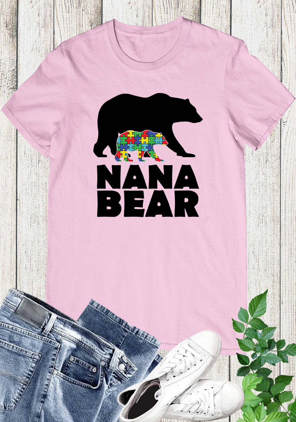 Autism Nana Bear Shirt