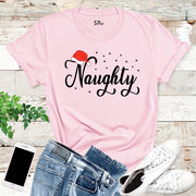 Naughty Funny Christmas Matching T Shirt