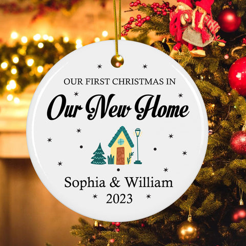 Personalized New Home Bauble Keepsake