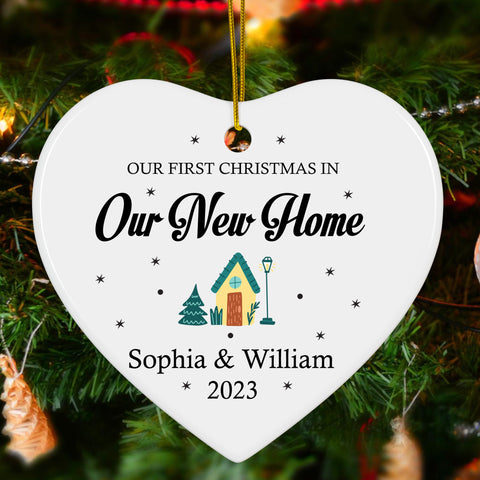 Personalized New Home Bauble Keepsake