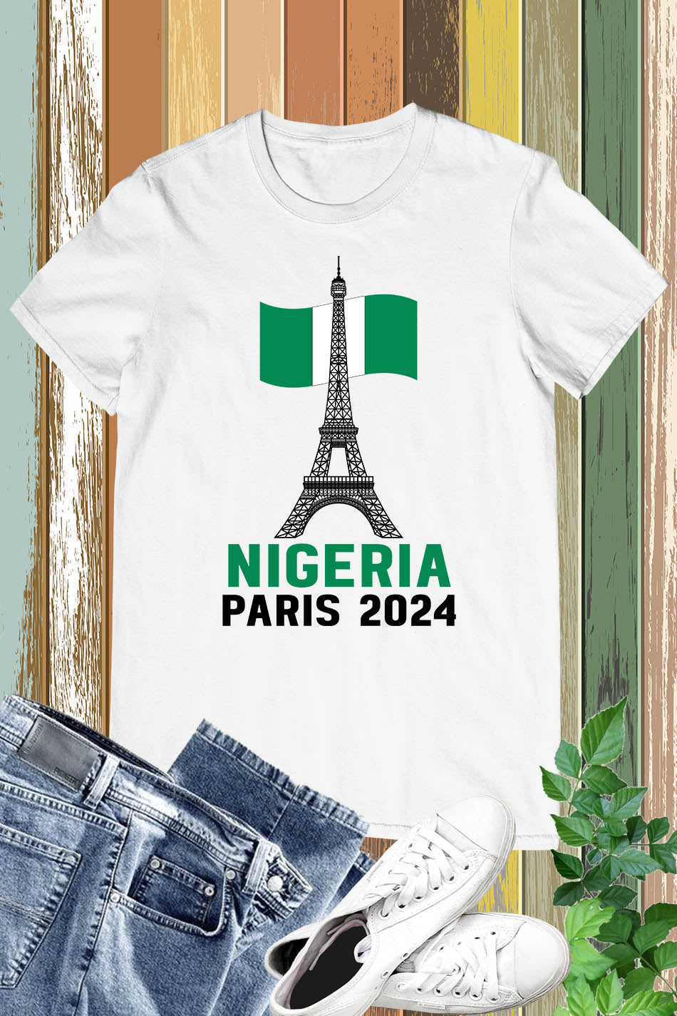 Nigeria Olympics Supporter Paris 2024 T Shirt