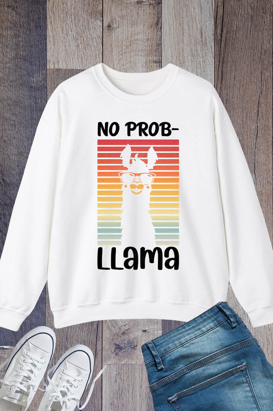 No Prob Llama Sweatshirts