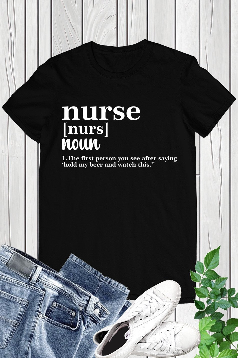Funny Nurse Definition T-Shirt
