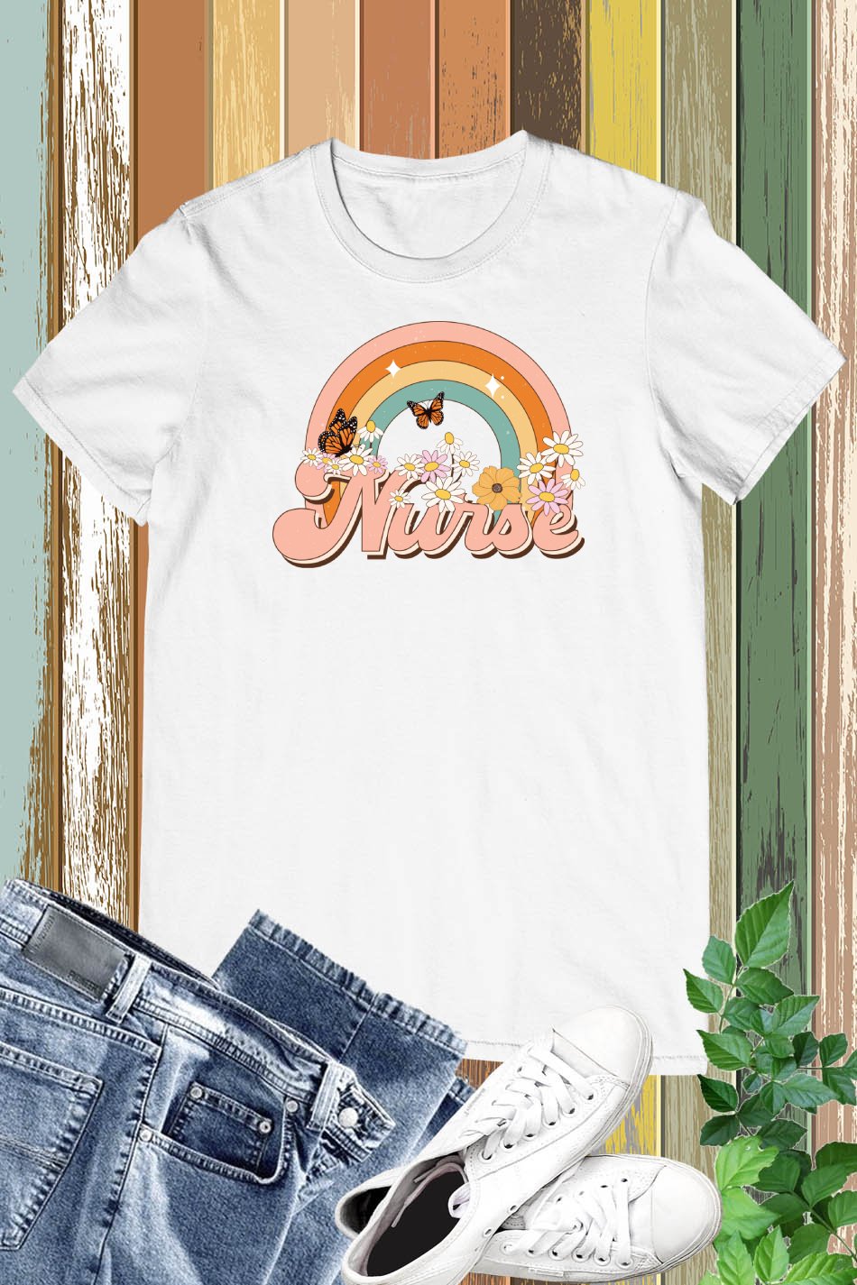 Take Care Of You With Love Nurse Rainbow Shirt