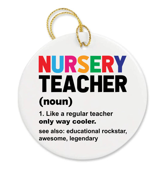 Personalized Teacher Appreciation Nursery Canvas Custom Thank You Gifts Ornament