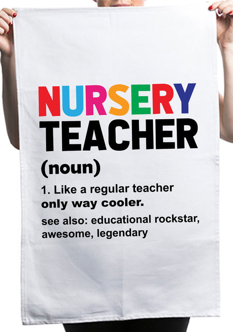 Teacher Appreciation Nursery Canvas Custom Thank You Gifts Kitchen Table Tea Towel