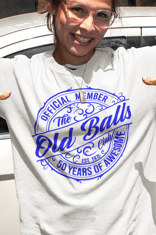 Official Member Of Old Balls Est 1975 Shirt