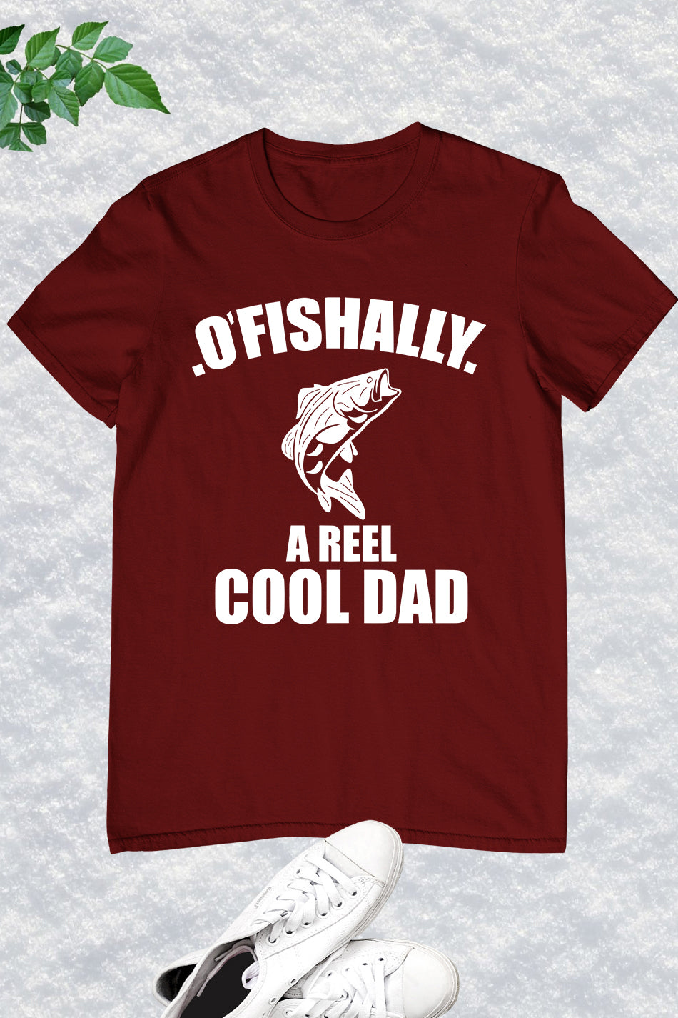 Ofishally A Reel Cool Dad Funny Fishing Lover T-Shirt
