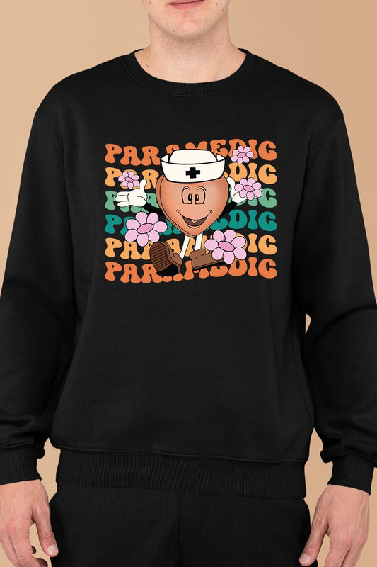 Paramedic Trendy Groovy Sweatshirt