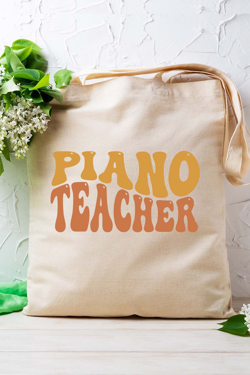Piano Teacher Tote Bag Chord Music Bag