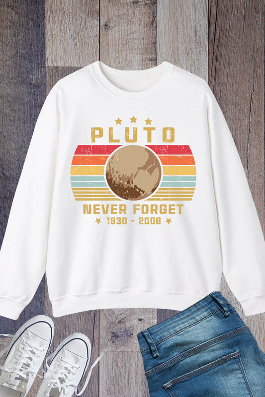 Pluto Never Forget 1930-2006 Vintage Sweatshirt