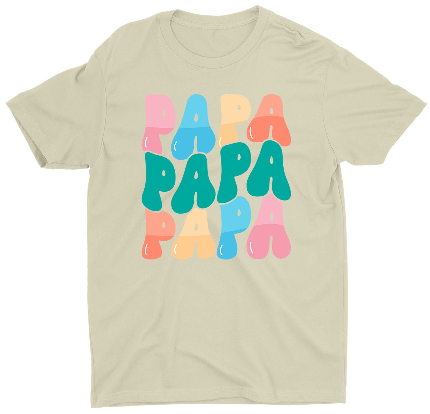 Best Dad Ever Papa Custom Short Sleeve Fathers Day T-Shirts Gifts