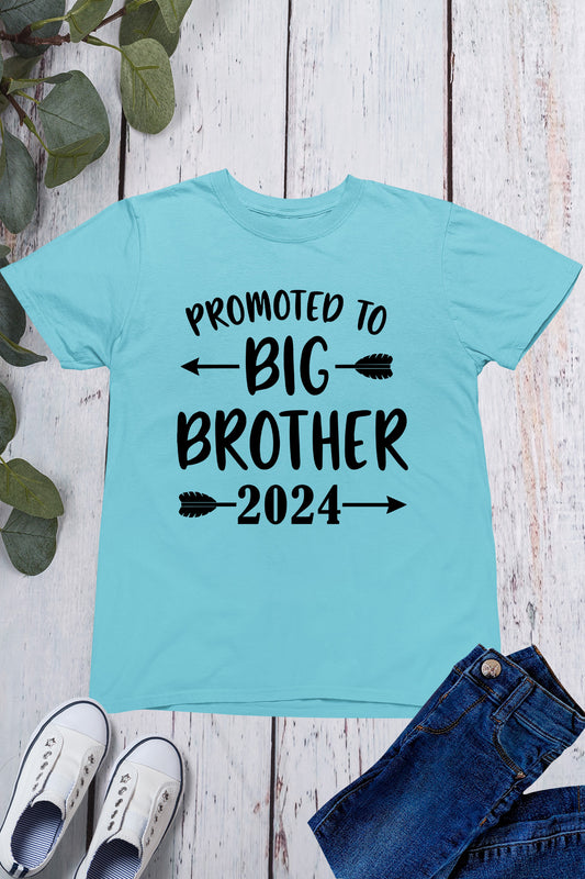 Promoted To Big Brother 2024 Kids T Shirt