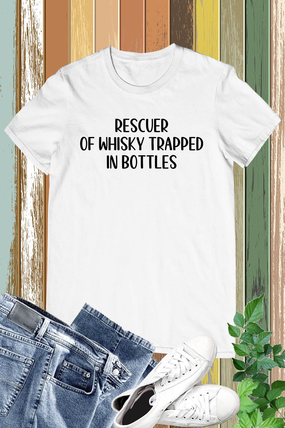 Rescuer of whisky trapped in bottles funny Shirt