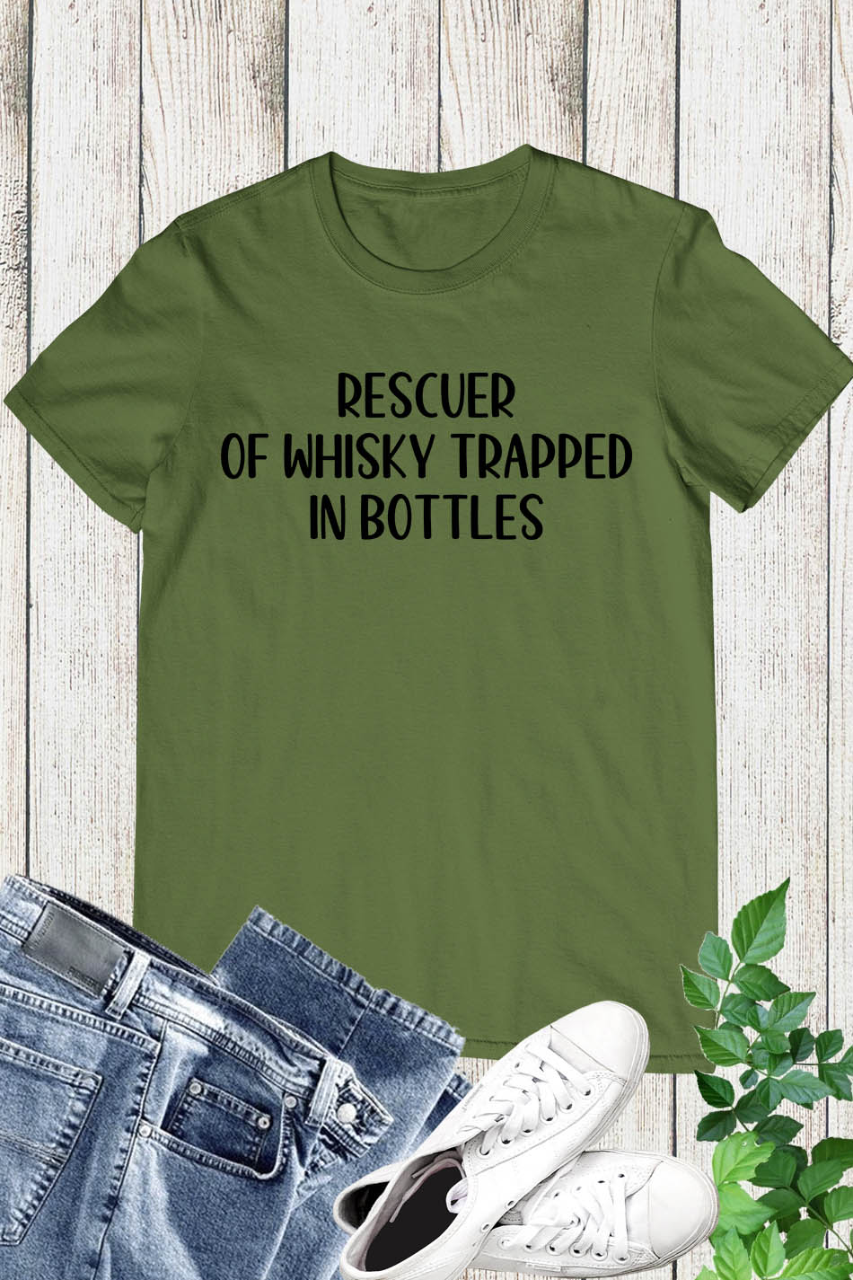 Rescuer of whisky trapped in bottles funny Shirt