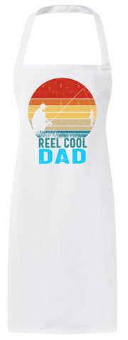 Awesome Reel Cool Dad Fishing Keychain Custom Best Father's Day Apron
