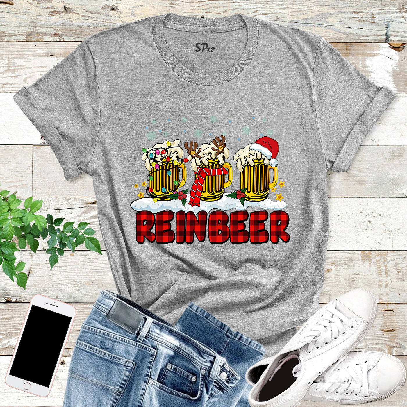 Reindeer Funny Christmas T Shirt