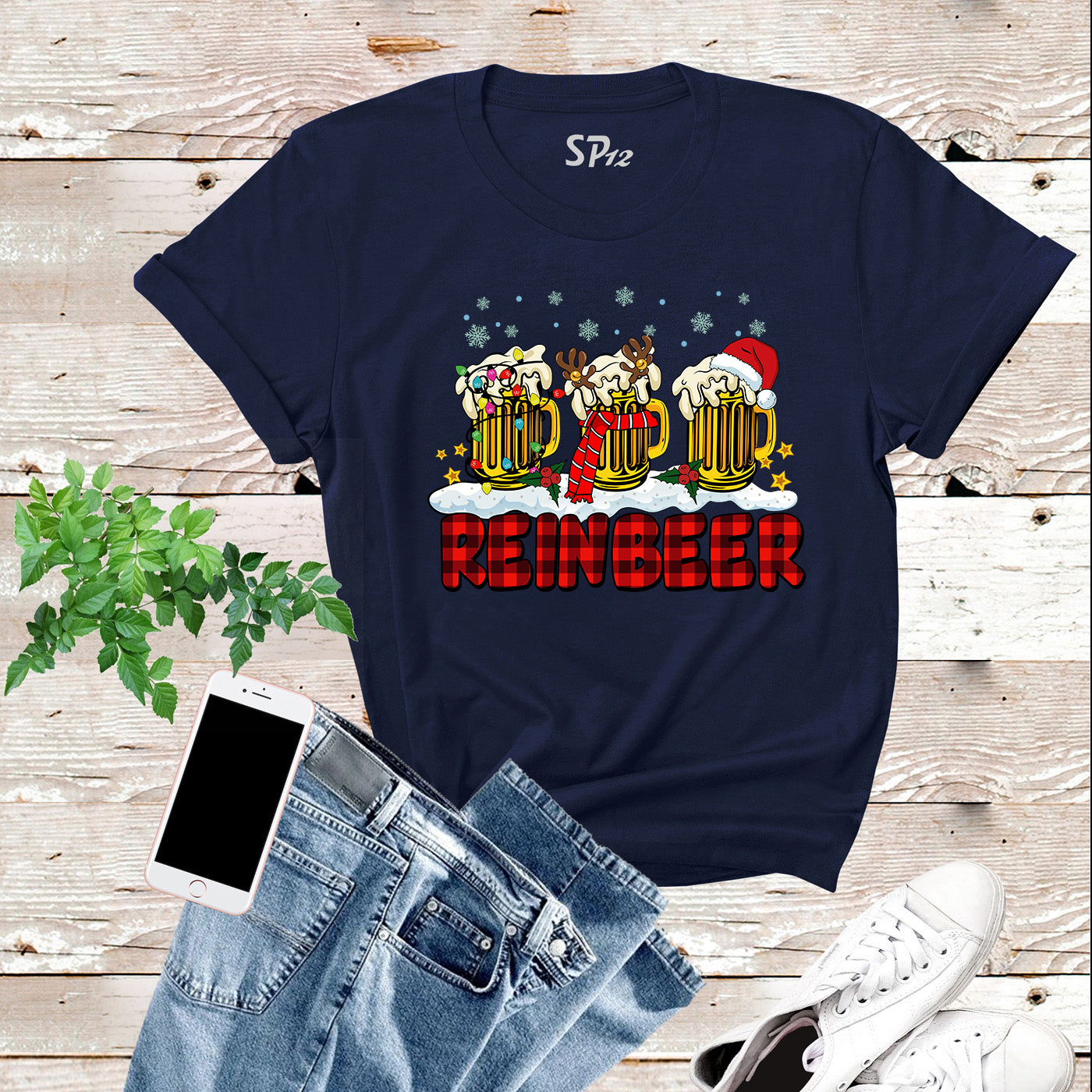 Reindeer Funny Christmas T Shirt