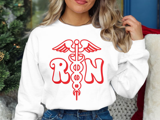 Nursing RN Sweatshirt Registered nurse Sweatshirt