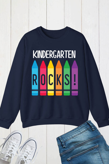 Kindergarten Rocks Teacher Sweatshirt