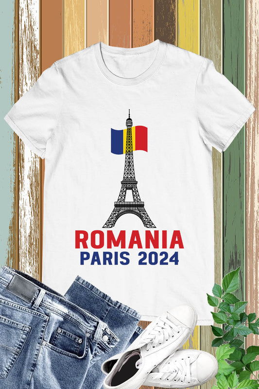 Romania Olympics Supporter Paris 2024 T Shirt