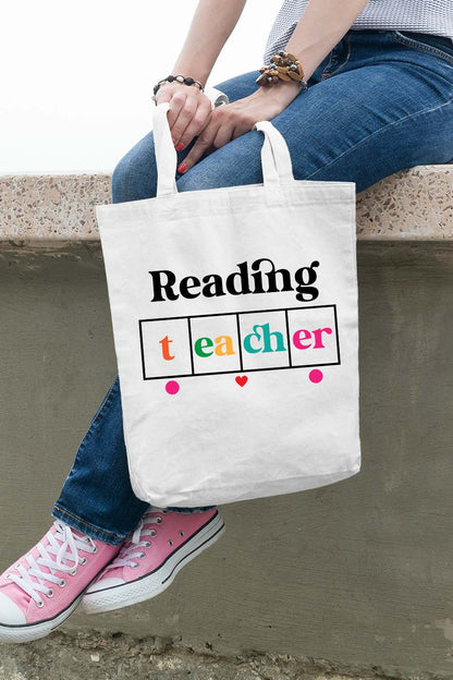 Reading Teacher Tote Bag