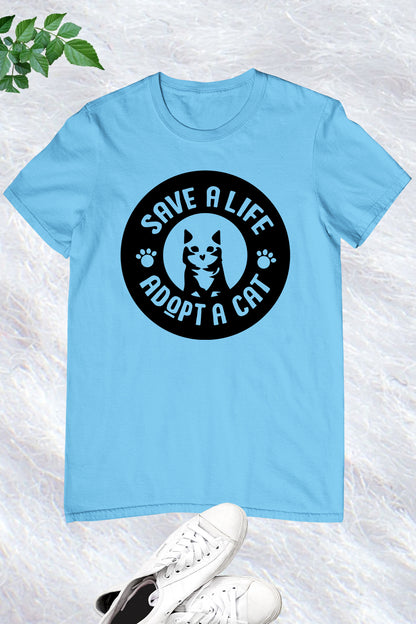 Adopt a Cat Save a Life Shirt