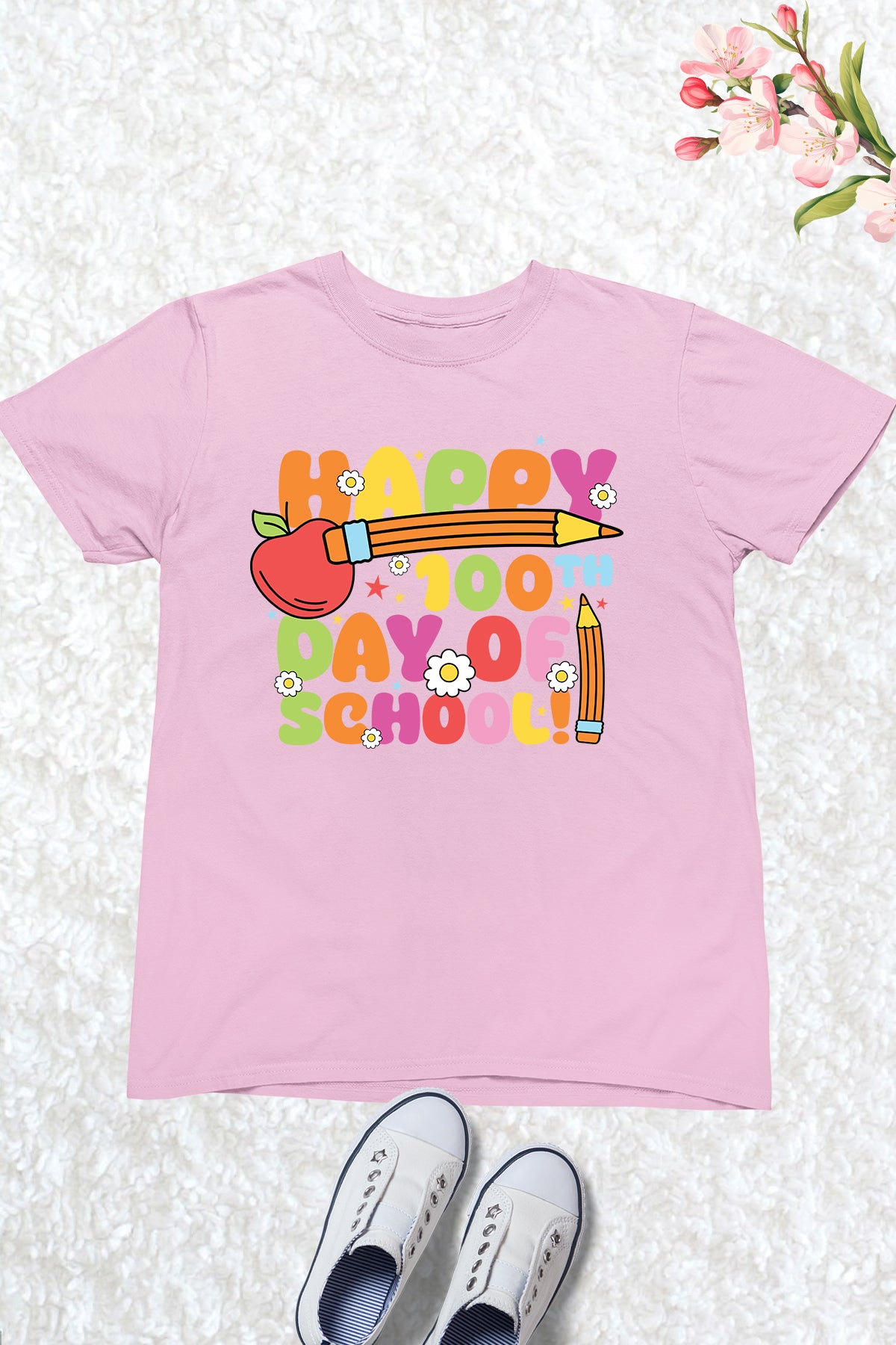 Happy 100th Day of School Shirts for Children