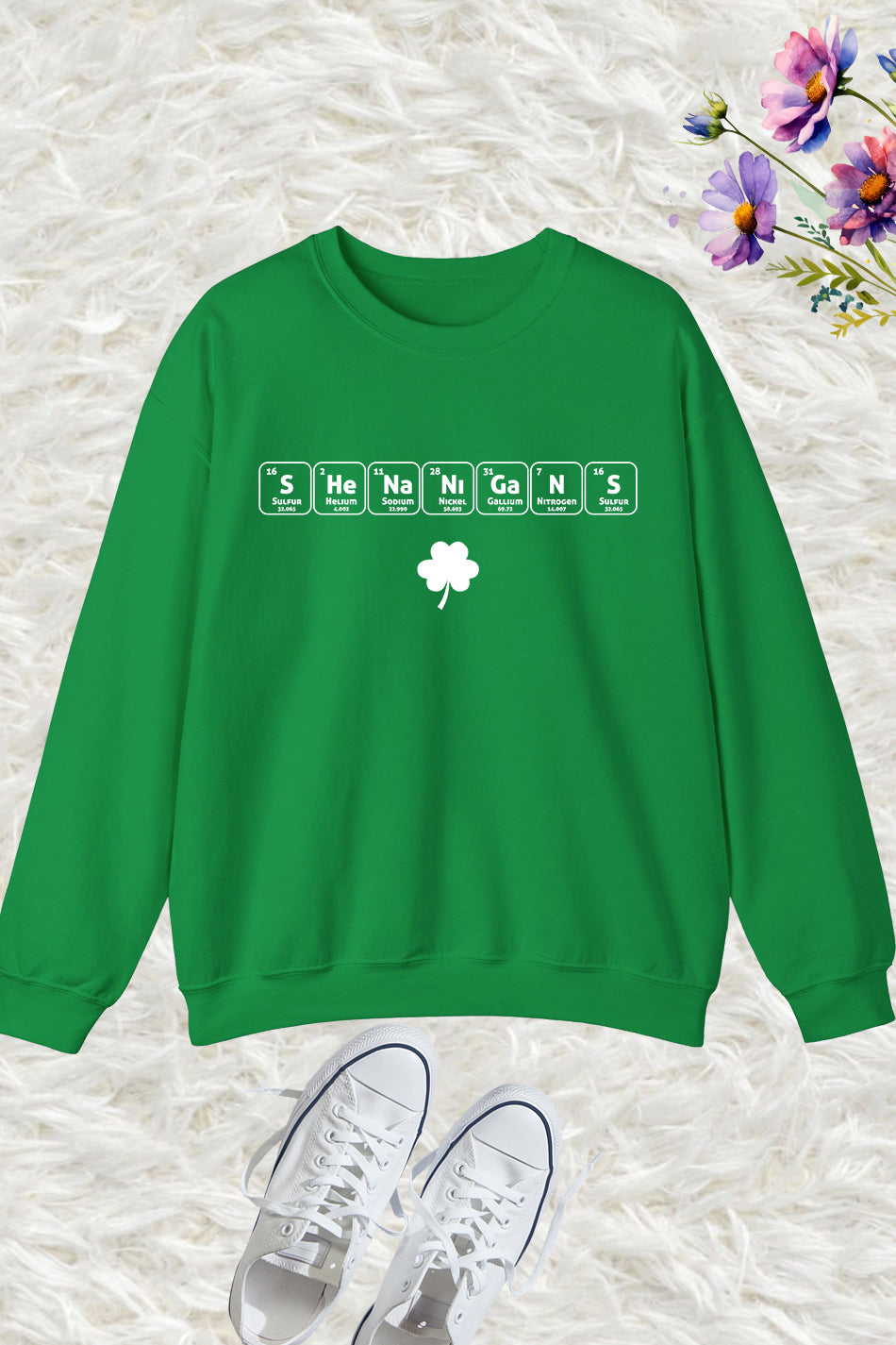 Shenanigans St. Patrick's Day Elements Funny Sweatshirts