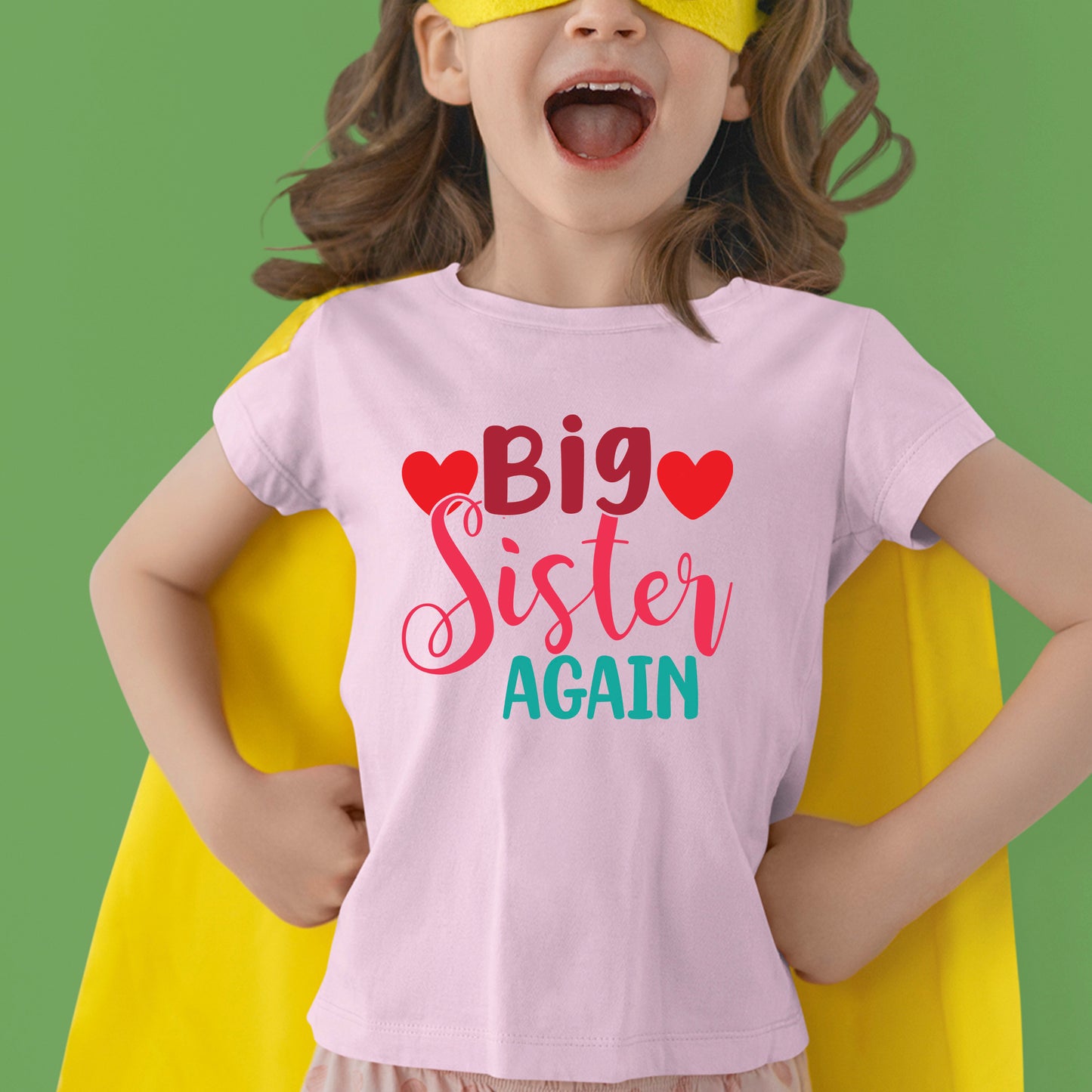 Big sister again Baby Announcement Toddler Shirt