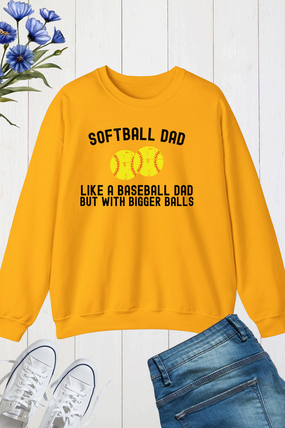 Softball Dad Sweatshirts