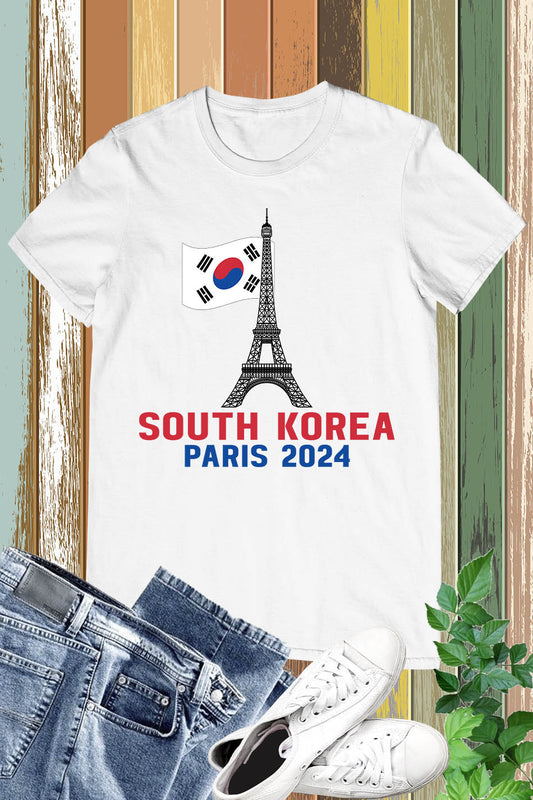 South Korea Olympics Supporter Paris 2024 T Shirt