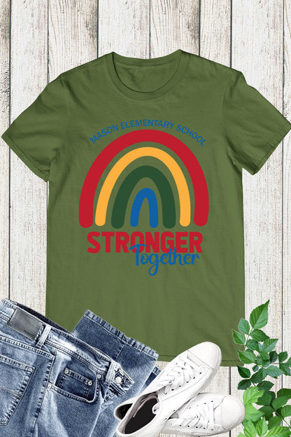 Stronger Together Personalized School Shirt