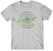 Stepdad The Man They Myth Custom Short Sleeve Father's Day T-Shirt