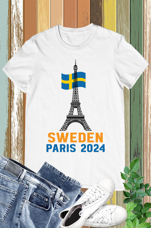 Sweden Olympics Supporter Paris 2024 T Shirt